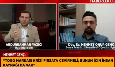 Mehmet Onur Genç: TOGG Krizi Fırsata Çevirmeli