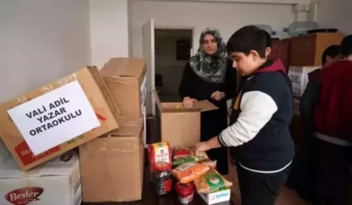 Öğrencilerden Ramazan Kolisi Yardımı