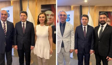 Adalet Bakanı Tunç’tan USKAİD’in genel kuruluna sürpriz ziyaret