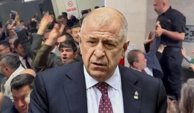 Özdağ ilk kez hakim karşısında! Adliye koridorunda büyük arbede
