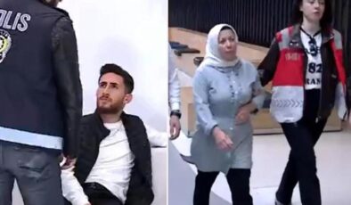Yasak aşk skandalında damat ile kaynanaya canlı yayında gözaltı