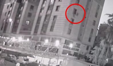Her şey bir anlık panikle oldu! 7’nci kattan aşağıya atladı